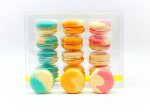 12 Pack Fruity Chocolate Gift Box Set Macarons. Supply