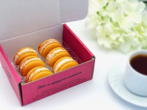 6 Pack Mandarin Cocktail Macarons For Cheap