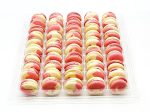 50 Pack White Chocolate Berries French Macaron Value Pack Discount