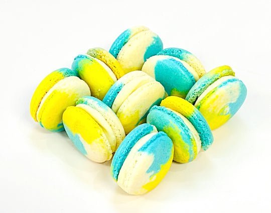 50 Pack Vanilla Custard French Macaron Value Pack Supply