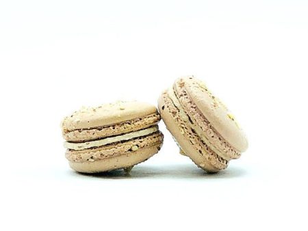 6 Pack Chocolate Hazel French Macarons For Sale