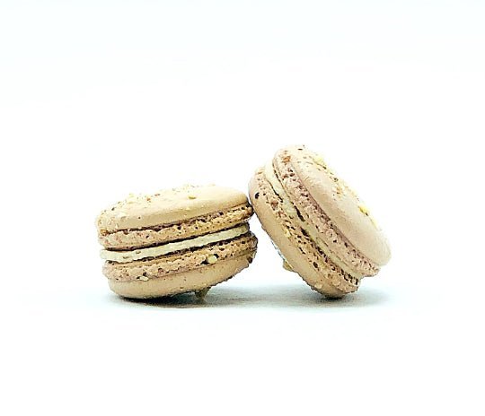 6 Pack Chocolate Hazel French Macarons For Sale