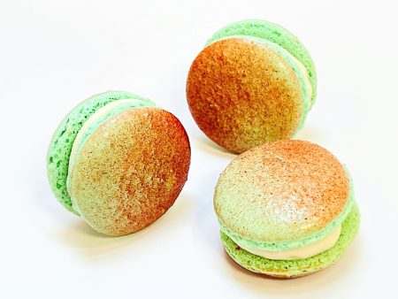 6 Pack Strawberry Rhubarb French Macarons | Perfect for your next celebratory events. Online now