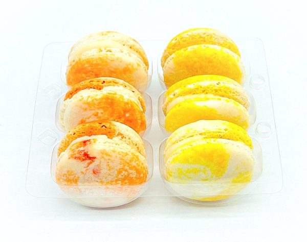 6 Mango Cheesecake & Banana Cheesecake Macarons Value Pack For Cheap