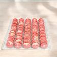 50 Pack Raspberry Ombre French Macaron Value Pack Online