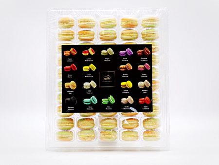 50 Pack Pineapple  French Macaron Value Pack Fashion