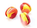 6 Pack Mango Passion Fruit Mouse French Macarons Online now