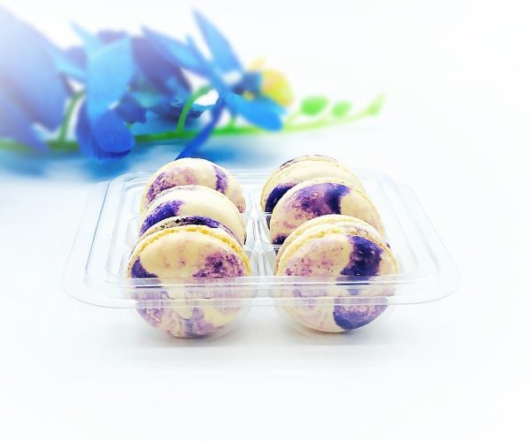 6 Pack  blackberry cheesecake macarons Hot on Sale