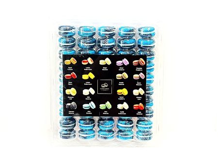 50 Pack  blue curraçao French macaron value pack Online Sale