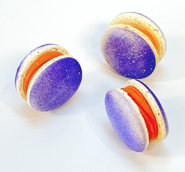 6 Pack Zesty Orange Grape French Macaron Supply