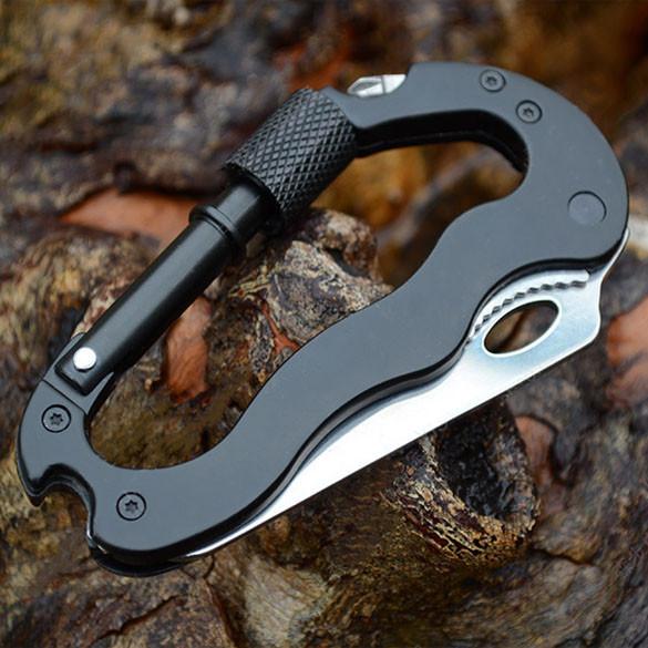 Aluminum Climbing Carabiner Hook Rock Lock 5 In 1 Sale