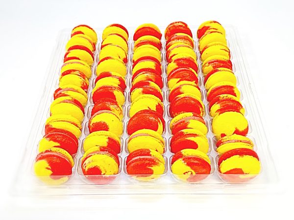 50 Pack Strawberry Pineapple  French Macaron Value Pack For Discount