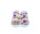 6 Pack Butterfly Pea  French Macarons | Perfect for your next celebratory events. on Sale