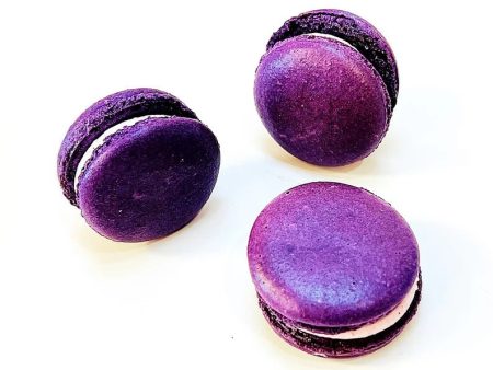 6 Pack | Purple Velvet (Lingonberry) French Macarons Fashion