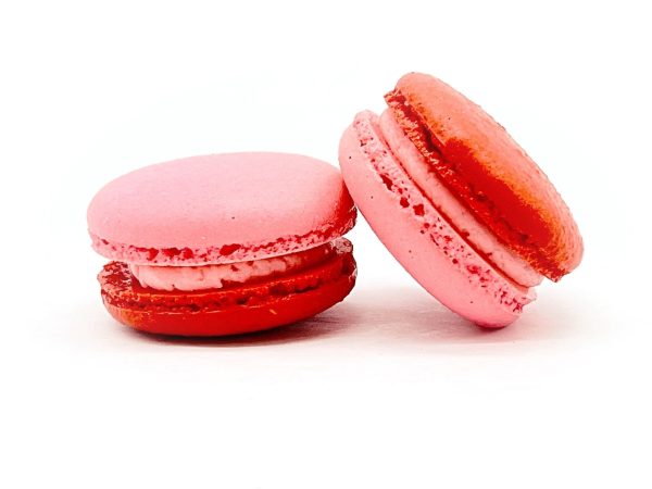 6 Pack  Straw-Pomegranate Macarons Online