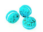 6 Pack  blue raspberry and white chocolate macarons | ideal for celebratory events. Supply