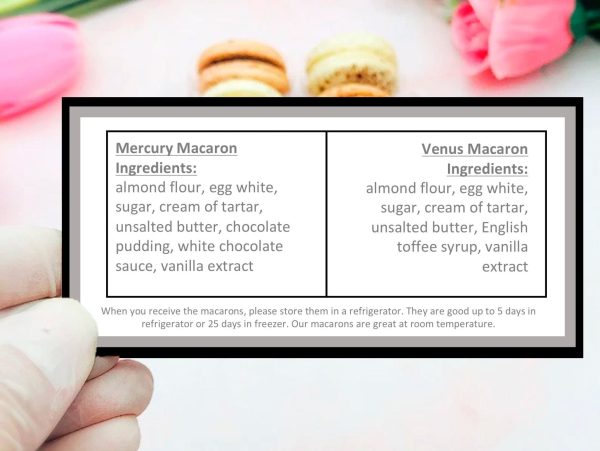 6 Mercury & Venus Macarons Value Pack Hot on Sale