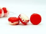 6 Pack Candy Cane French Macarons Supply