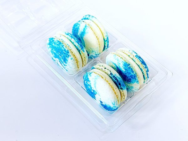 Blueberry Cheesecake Vegan Macarons | Available in 4 & 12 Pack Supply