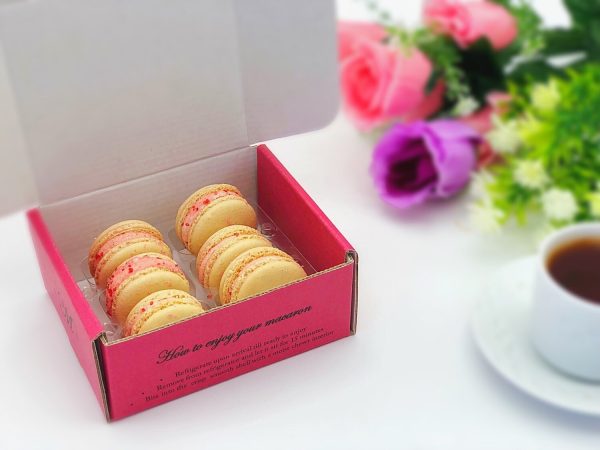 6 Pack Cranberry Cocktail Macarons Online now