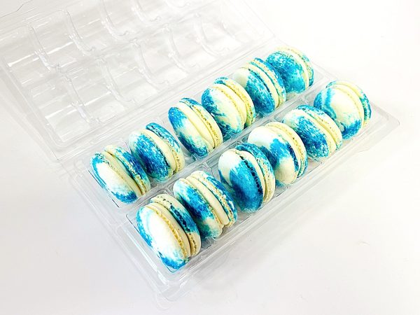 Blueberry Cheesecake Vegan Macarons | Available in 4 & 12 Pack Supply