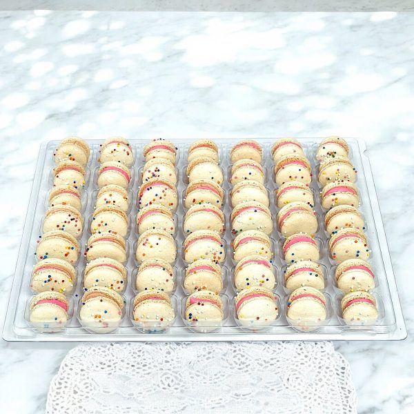 Birthday Mini Macarons - Perfect for Decorating Cupcakes, Cakes, Ice Cream, and More Online now