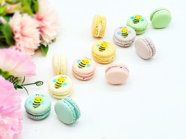 Baby Bee French Macarons | Available in 6 , 12 & 24 Pack Fashion