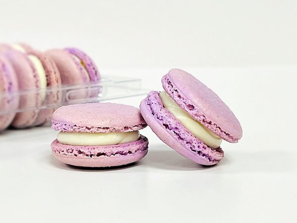 6 Pack Honey Lavender Macarons | ideal for celebratory events. Online Sale