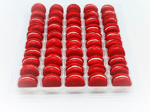 50 Pack Strawberry French Macaron Value Pack on Sale