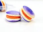 6 Pack Zesty Orange Grape French Macaron Supply