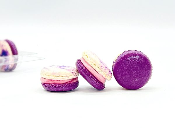 6 Pack | Ube White Chocolate French Macarons For Cheap