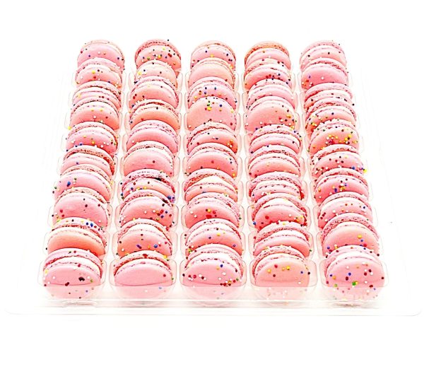 50 Pack Pink Birthday (Açaí)  French Macaron Value Pack For Discount