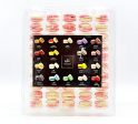 50 Pack White Chocolate Berries French Macaron Value Pack Discount