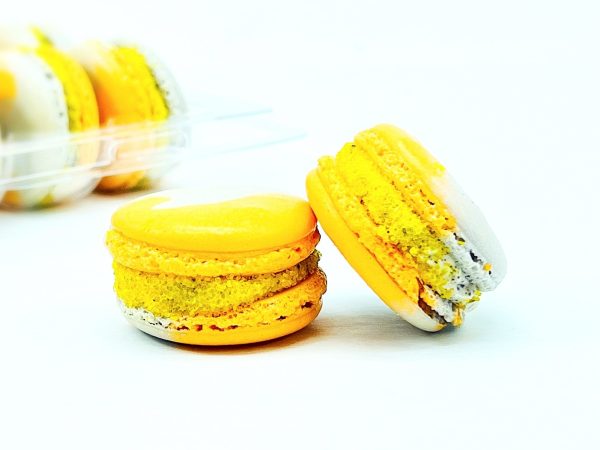 Apricot Oreo Macarons| Available in 6, 12 & 24 Pack For Cheap