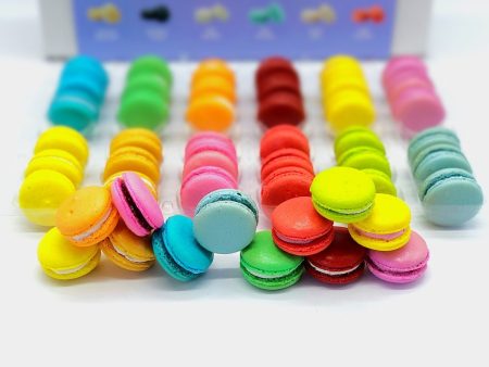 12 Shades of Macs | Volume #1 Fruity Color |  French Macarons, 48 Assorted Macarons Discount