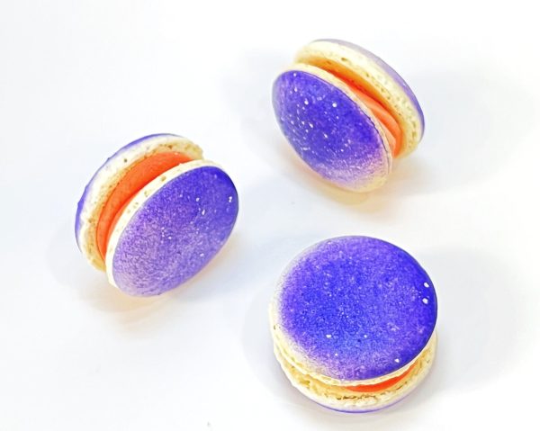 6 Pack Zesty Orange Grape French Macaron Supply