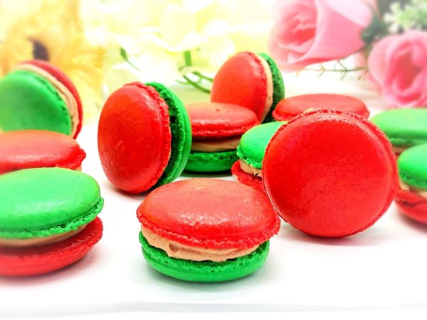 Apple Caramel  French Macarons | Perfect for your next celebratory events. Fashion