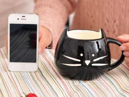 Cute Limited Edition Cat shaped Coffee Mug (Free Shipping) Hot on Sale