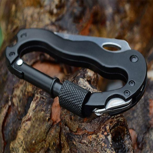 Aluminum Climbing Carabiner Hook Rock Lock 5 In 1 Sale