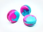 6 Pack Blue Raspberry French Macarons on Sale