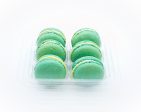 6 Pack  matcha macarons | ideal for celebratory events. Supply