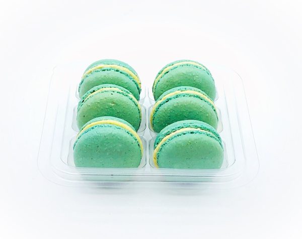 6 Pack  matcha macarons | ideal for celebratory events. Supply