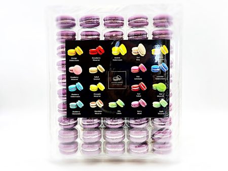 50 Pack Ube  French Macaron Value Pack For Cheap