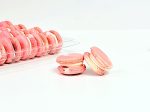 6 Pack Raspberry Ombre French macarons Supply