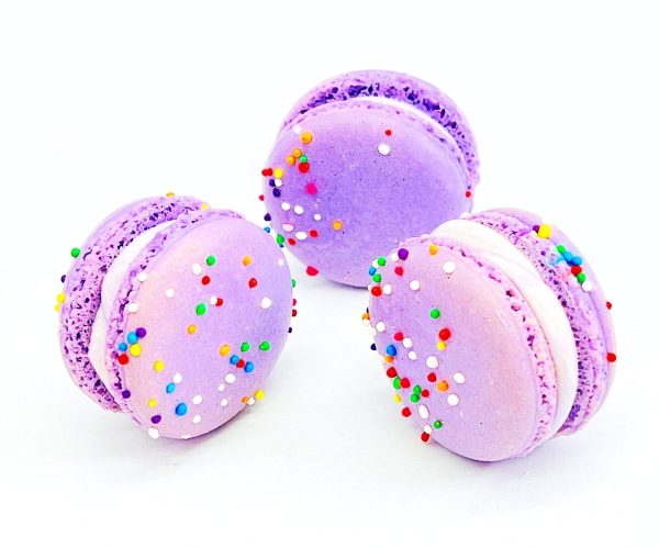 6 Pack Purple Birthday (Blueberry Pomegranate) French Macarons Online