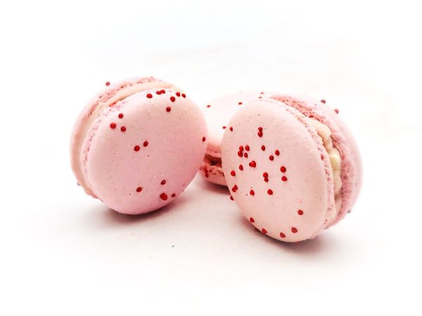 6 Pack  pomegranate French macarons Discount