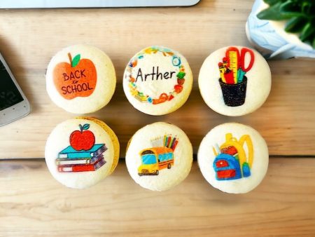 Back to School Macarons | Packs of 6, 12, or 24 on Sale