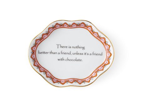 A Friend with Chocolate Tray Online Sale