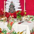 Holiday Floral Tablecloth For Sale